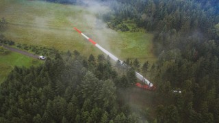badenova Windanlage Hohenlochen Windflügeltransport für den badenova Windpark auf dem Hohenlochen.